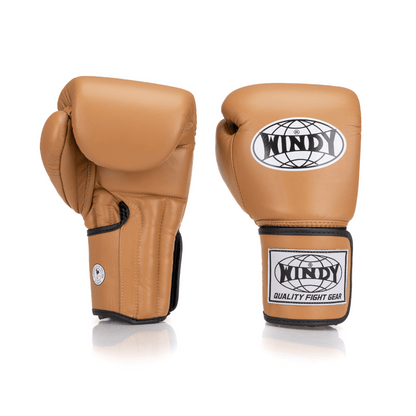 Proline Leather Boxing Glove - Brown