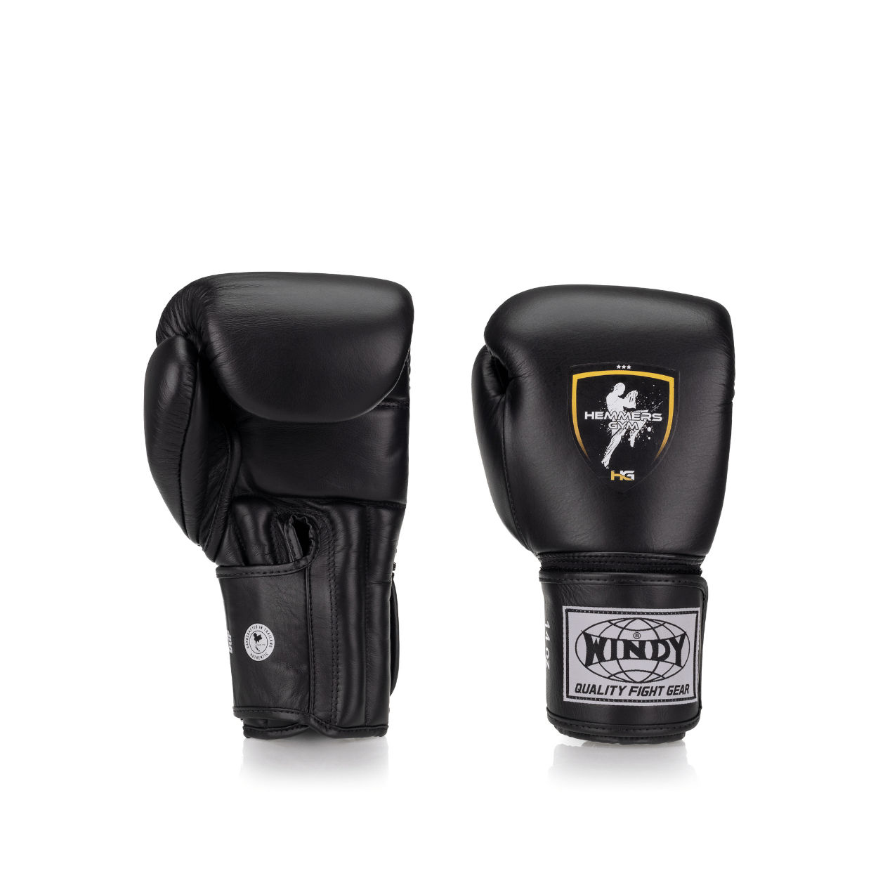 Windy x Hemmers - Proline Leather Boxing Glove - Black