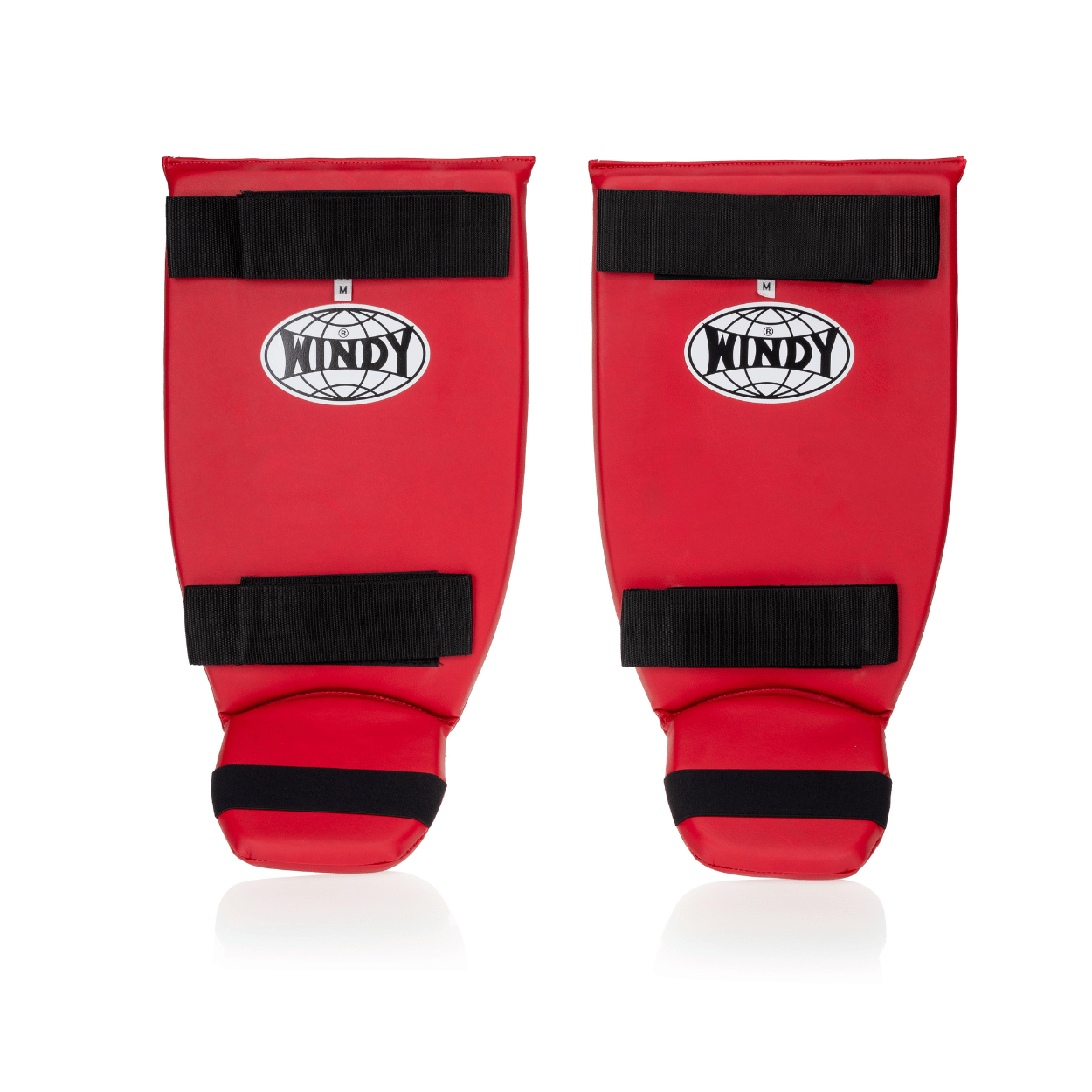 Classic Double Strap Shinguard - Red