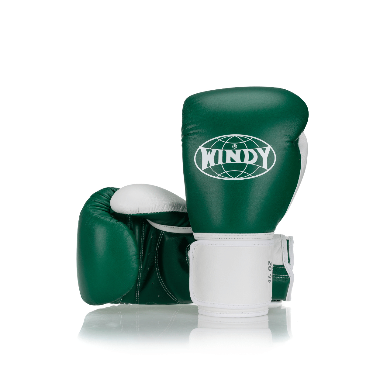 Elite Series Velcro Boxing Glove - Green/White