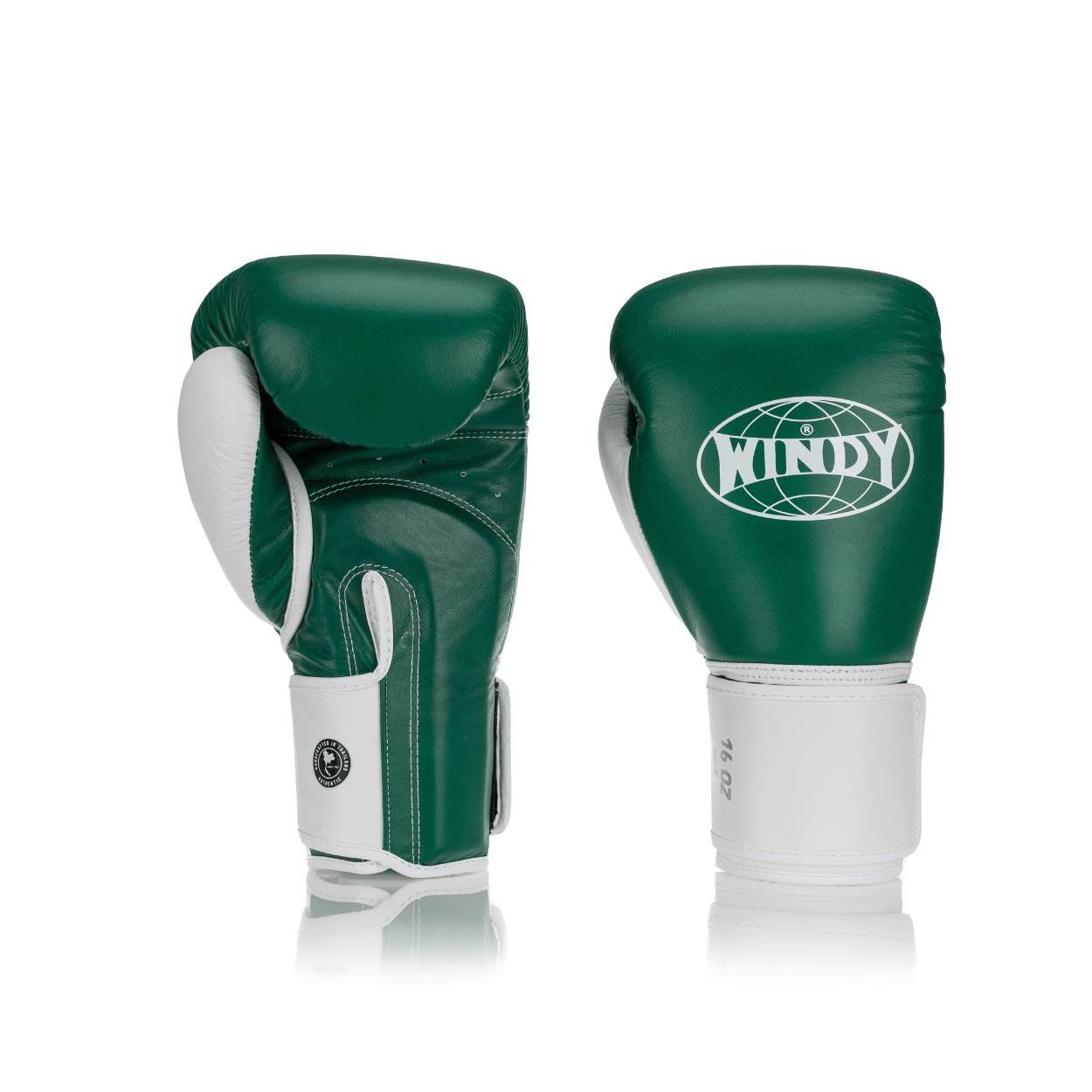 Elite Series Velcro Boxing Glove - Green/White