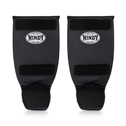 Classic Double Strap Shinguard - Black