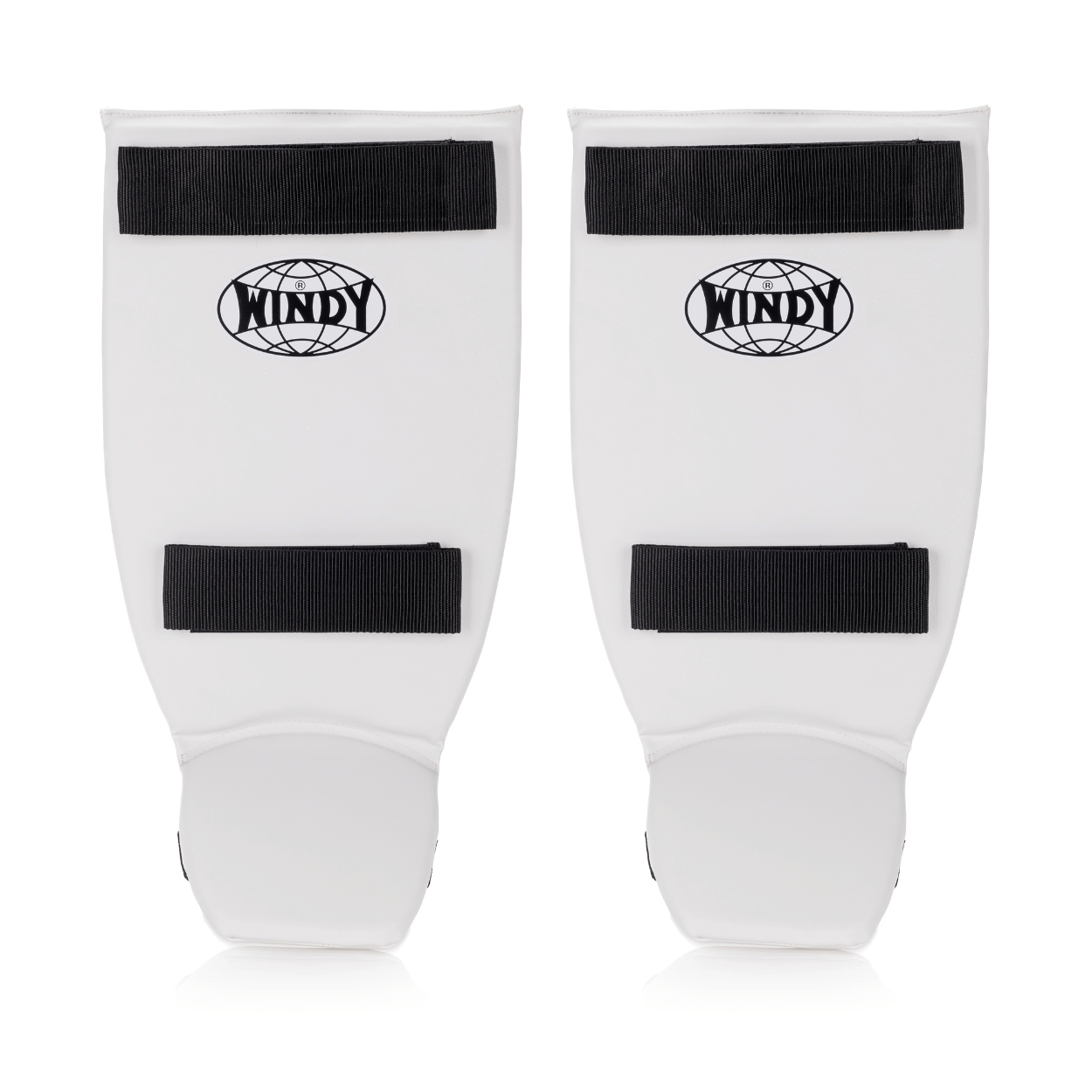 Classic Double Strap Shinguard - White