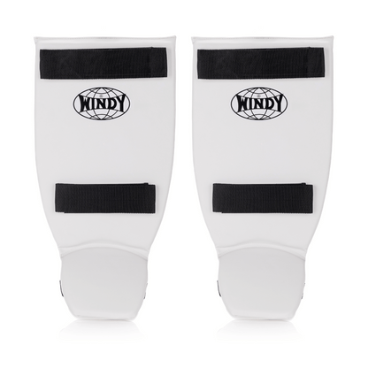 Classic Double Strap Shinguard - White