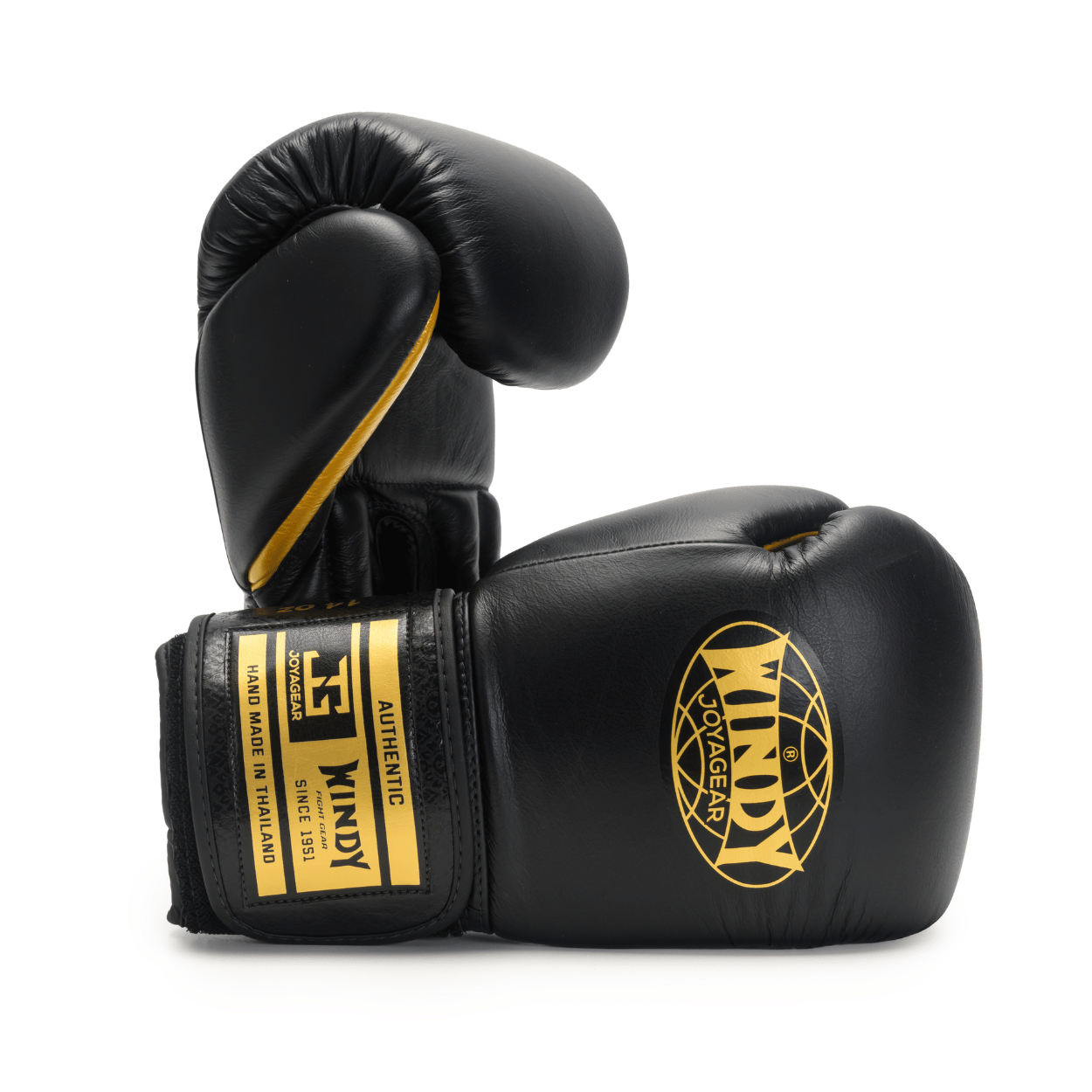 Windy x Joya - Proline Leather Boxing Glove - Black/Gold