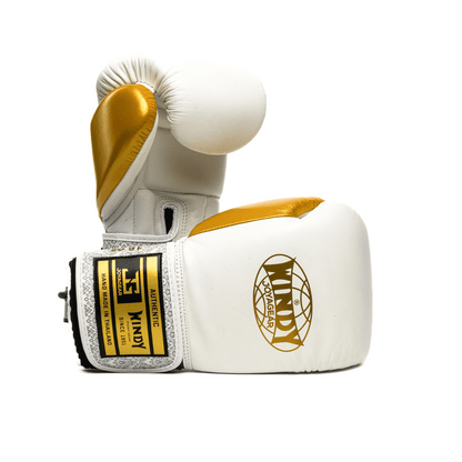 Windy x Joya - Proline Leather Boxing Glove - White/Gold