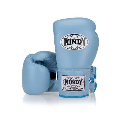 Classic Lace-Up Leather Boxing Glove - Baby Blue