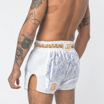 Windy x Joya - Muay Thai Shorts - White/Gold