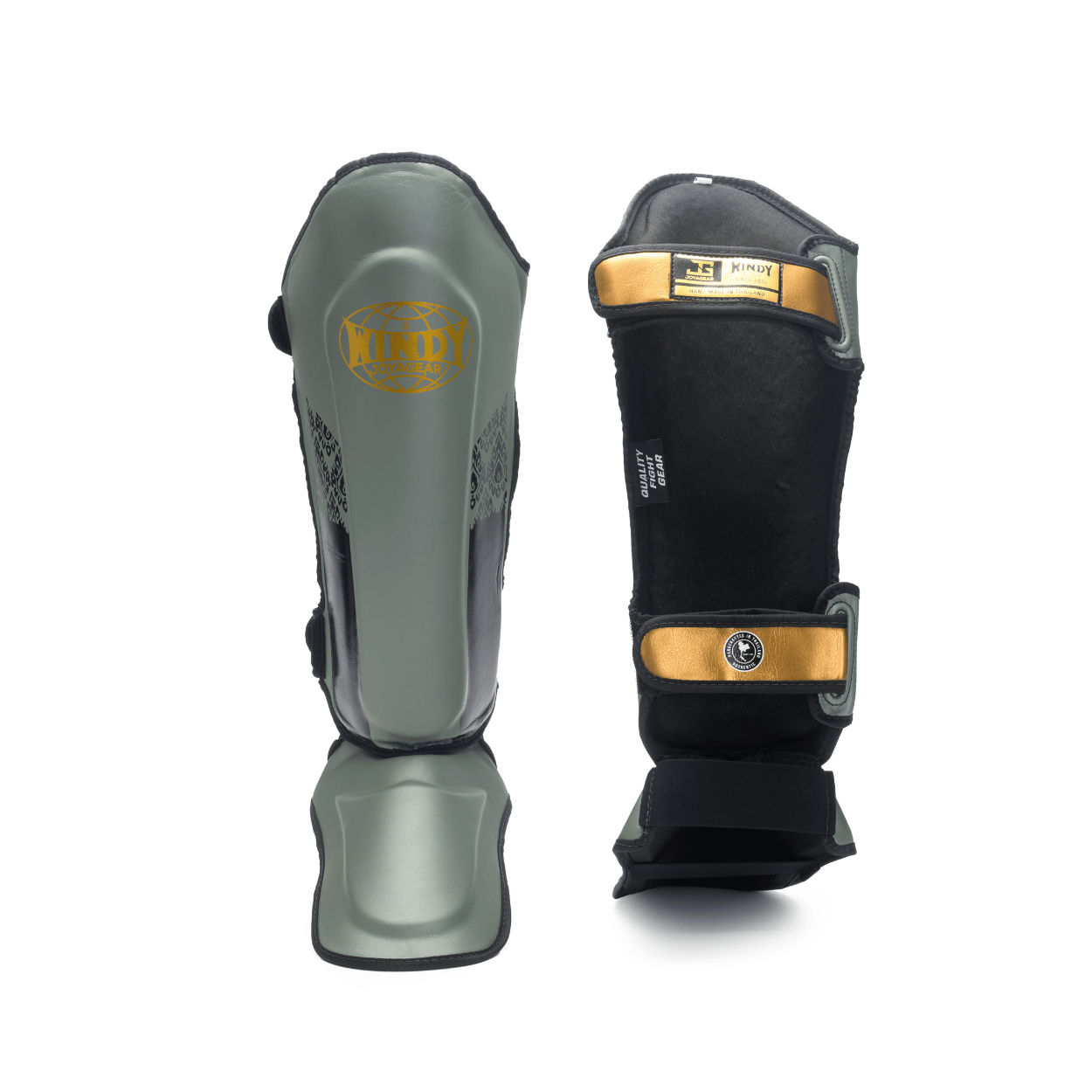 Windy x Joya - Proline Shin Guard - Green/Gold