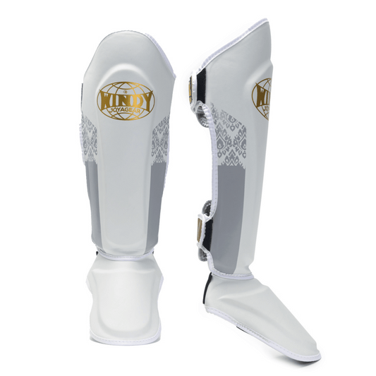 Windy x Joya - Proline Shin Guard - White/Gold